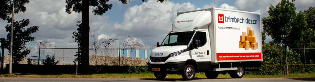 Vrachtwagen van Trimbach Dozen
