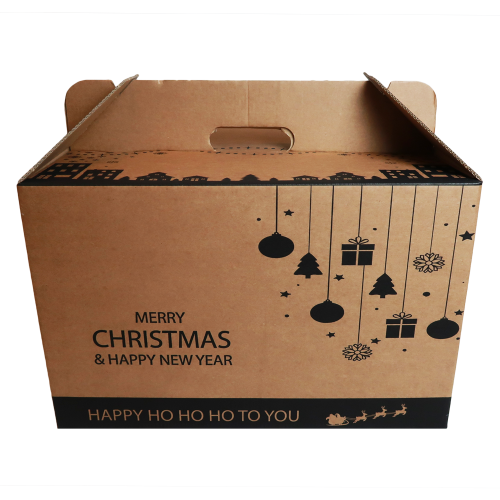 Kerst-verzenddoos met handvat