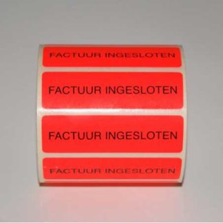 Etiket-factuur-ingesloten