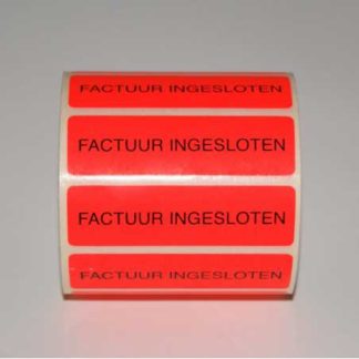 Etiket-factuur-ingesloten