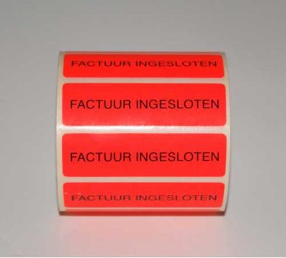 Etiket-factuur-ingesloten