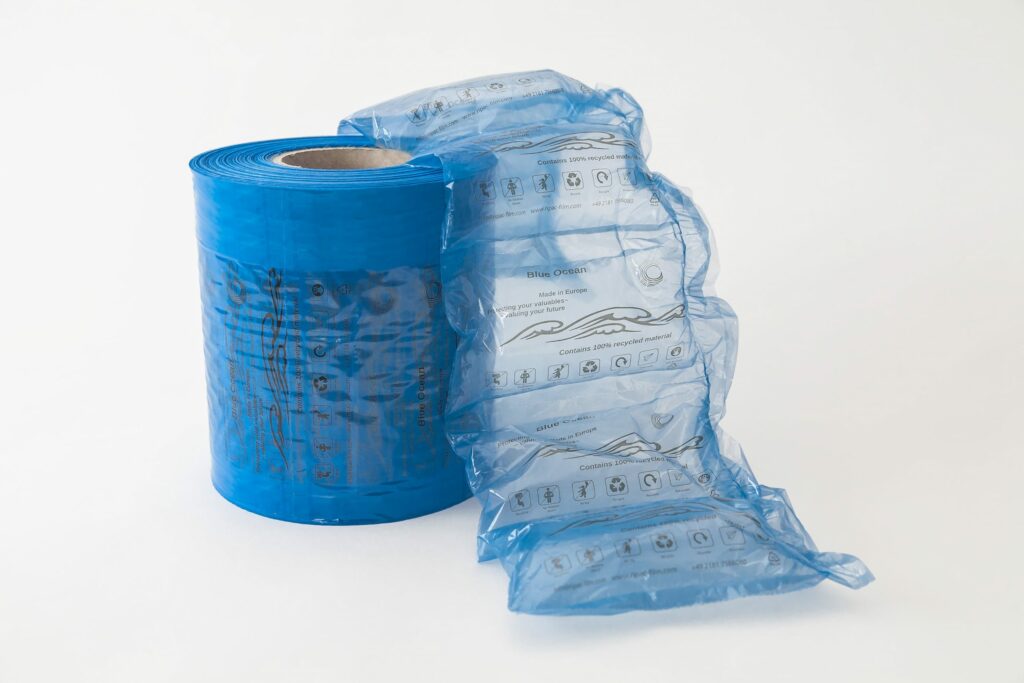 Luchtkussens opvulmateriaal voor verzenden pakketjes