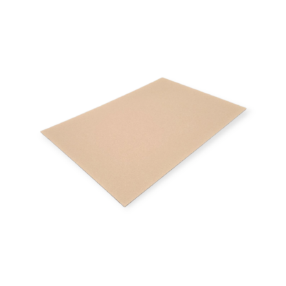 Kartonnen plaat enkele golf (B) bruin | 1200 x 1200 mm