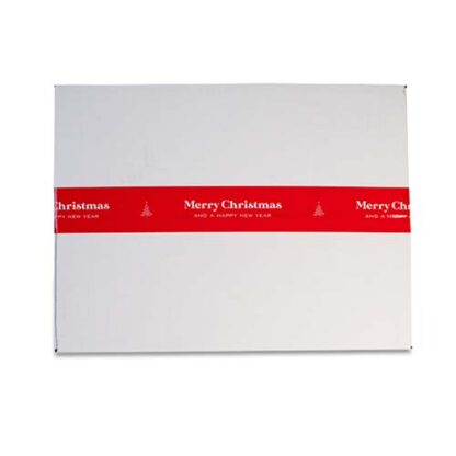 Kersttape rood Low noise PP acryl | 50 mm x 66 mtr 35 mu - Image 2