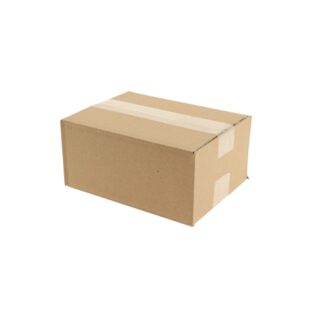 Kartonnen doos enkele golf (B) bruin | 220 x 170 x 100 mm