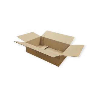 Kartonnen doos enkele golf (B) bruin | 340 x 220 x 100 mm