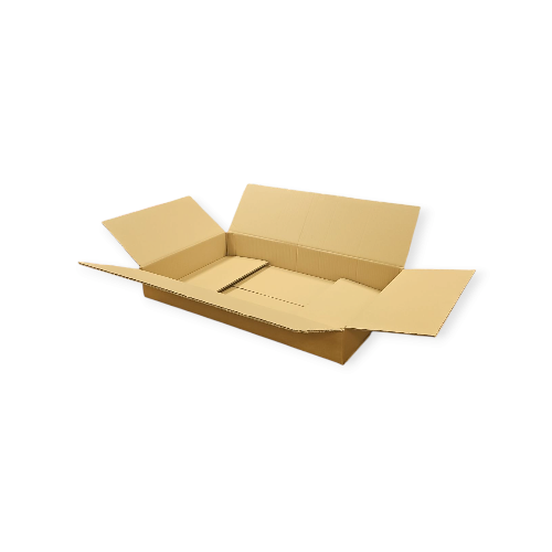 Kartonnen doos dubbele golf (CB) bruin OP=OP | 785 x 450 x 100 mm