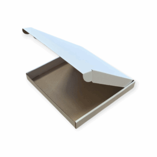 Brievenbusdoos bovenklep wit | 230 x 230 x 27 mm