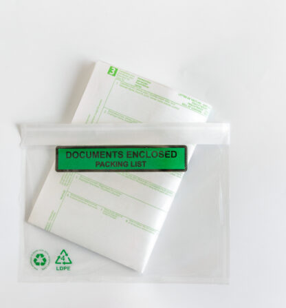 paklijst envelop doc. encl. packing list A6