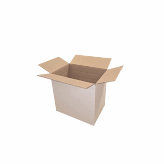 Kartonnen doos dubbele golf (BE) wit | 310 x 220 x 300 mm ril 200/250