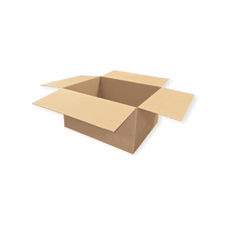Kartonnen doos enkele golf (C) bruin op=op 500 x 400 x 260 mm