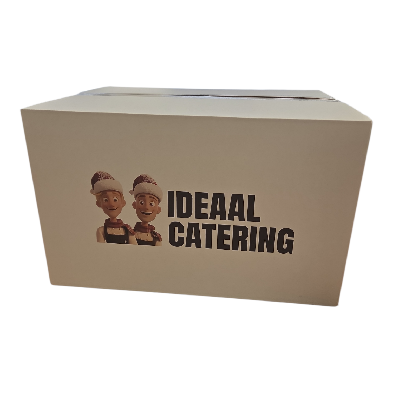 Bedrukte witte kartonnen dozen