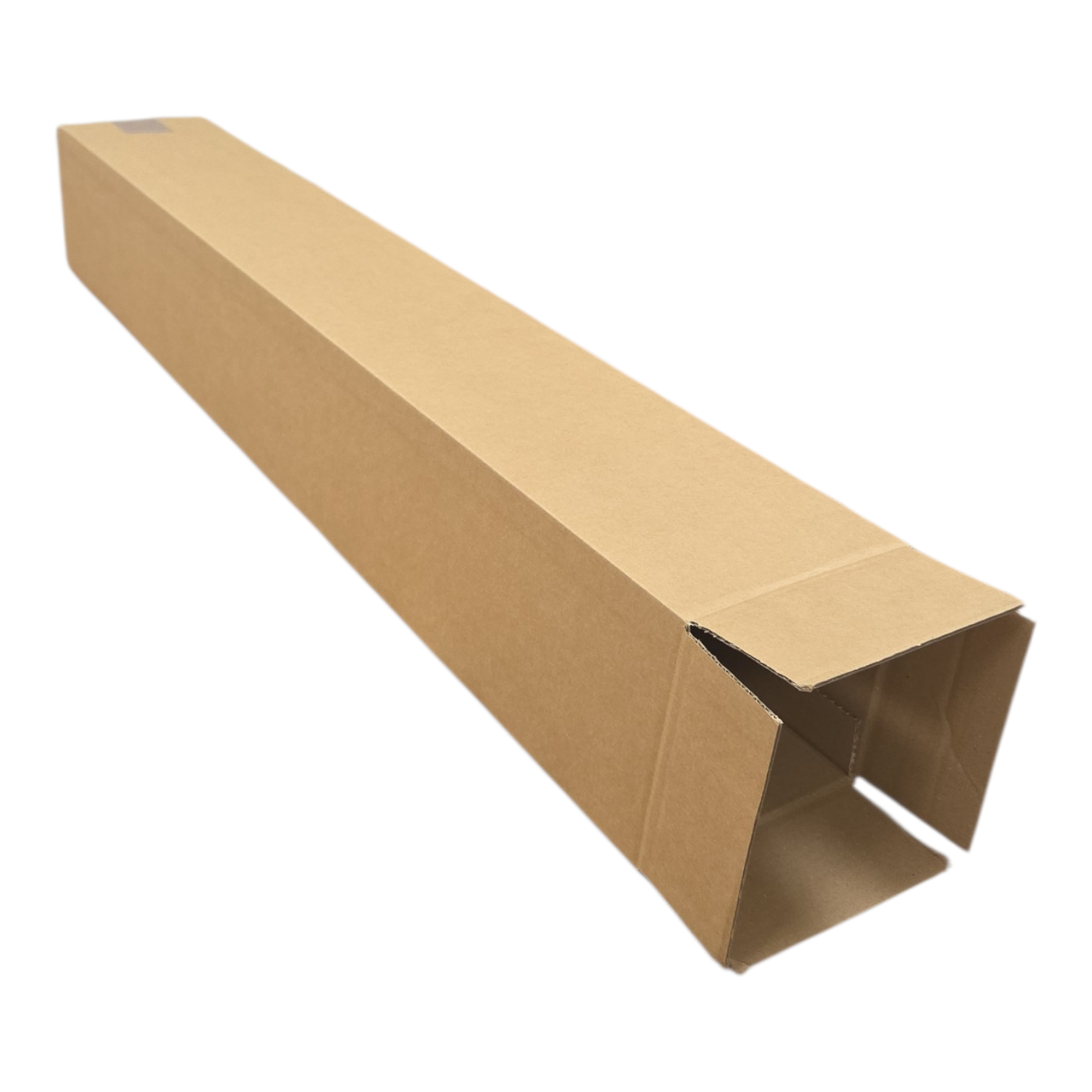 Kartonnen doos enkele golf (B) bruin | 150 x 150 x 1050 mm