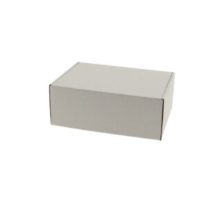 Postdoos enkele golf (B) wit | 237 x 178 x 95 mm