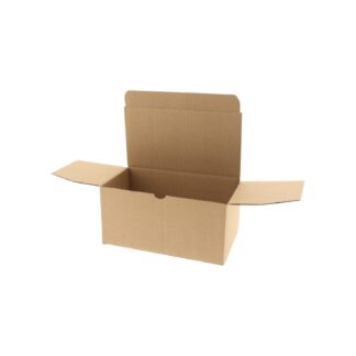 Autolockdoos insteekklep enkele golf (B) bruin | 240 x 125 x 112 mm