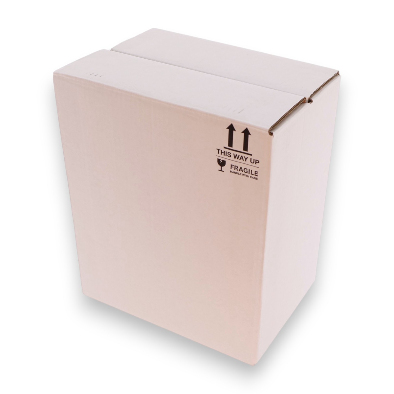 Wijnverzenddoos 6 fles dubbele golf (CB) wit | 280 x 190 x 330 mm