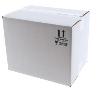 Kartonnen doos dubbele golf (CB) wit | 290 x 216 x 230 mm