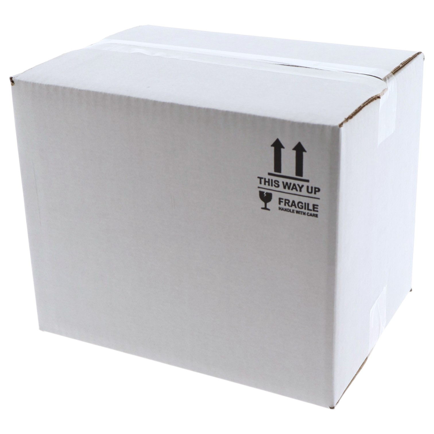 Kartonnen doos dubbele golf (CB) wit | 290 x 216 x 230 mm